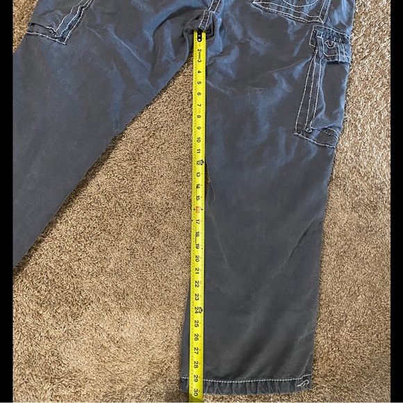 True Religion Men's Cargo Pants - Charcoal - Picture 8 of 9